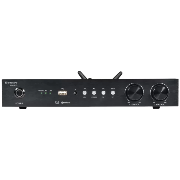 Adastra S460-WIFI 4 Channel Streaming Amplifier 4x60W