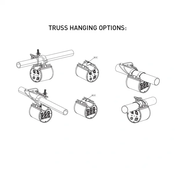 ADJ Lighting Data Distro 6 Truss Tip DMX Splitter