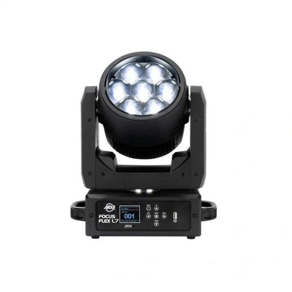 ADJ Lighting Focus Flex L7 7x40-Watt Led Movinghead Wash, RGBL