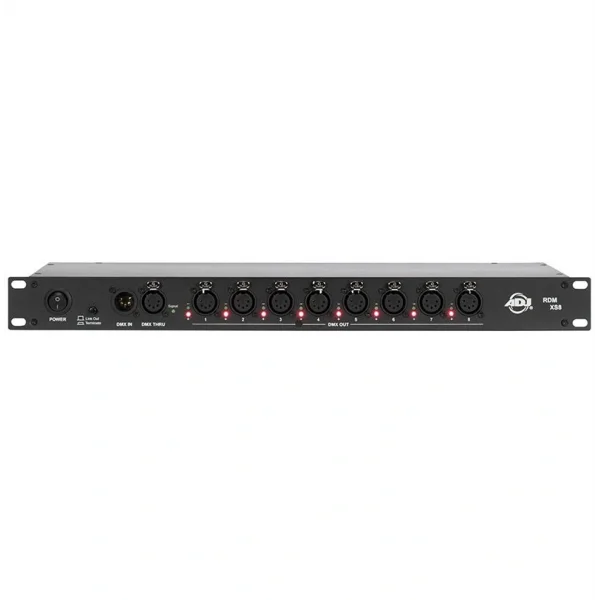 ADJ Lighting RDM XS8 19 8-way DMX and RDM data splitter