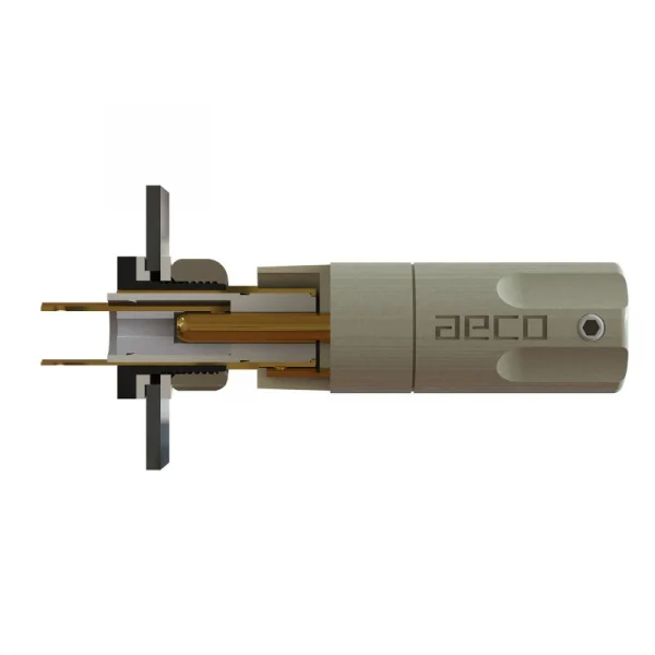 AECO ARJ 4045G Gold RCA JACK Konnektör 2 Adet Fiyatıdır
