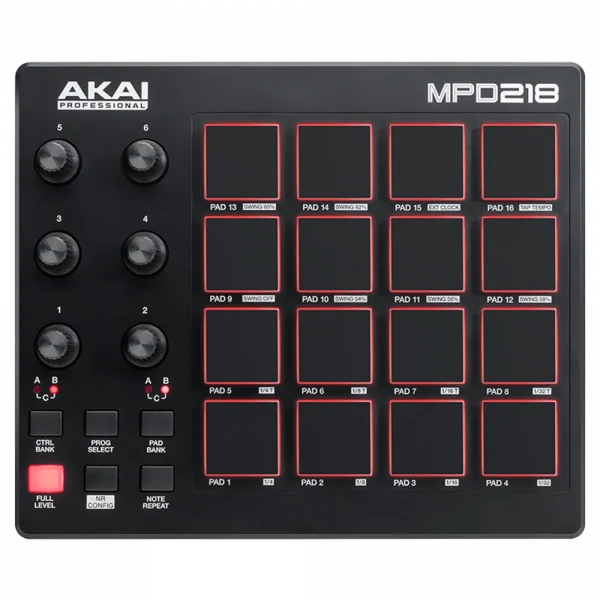AKAI MPD218 USB Drum Pad Kontrol Cihazı