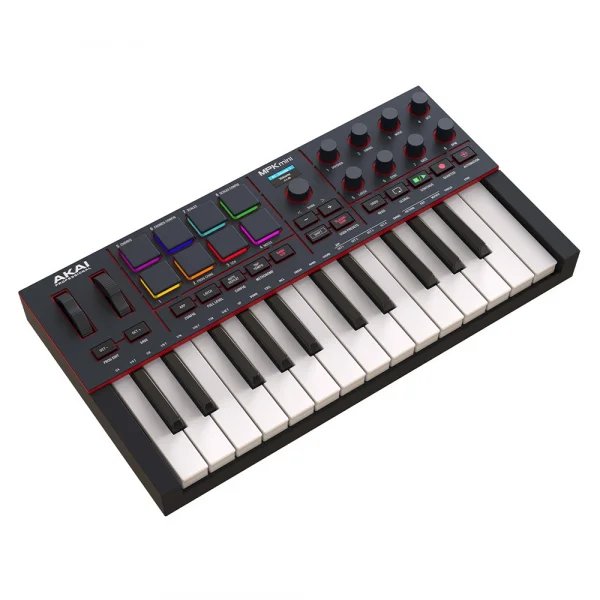 AKAI MPKMINI 4 Siyah Müzik Prodüksiyonu 25 Mini Tuş MIDI Klavye