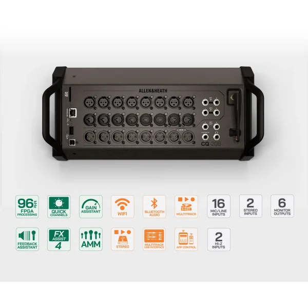 Allen & Heath CQ20B Dijital Mikser 20-in 8-out with Wi-Fi