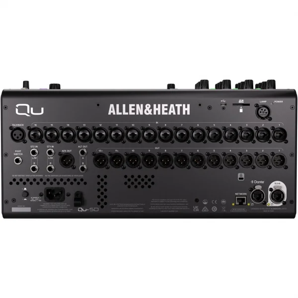Allen & Heath Qu-5 | 16 Fader Dijital Mikser, 38in/24out 96kHz