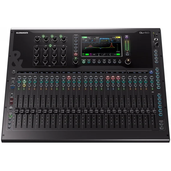 Allen & Heath Qu-6 Dante | 24 Fader Dijital Mikser, 38in/24out 96kHz