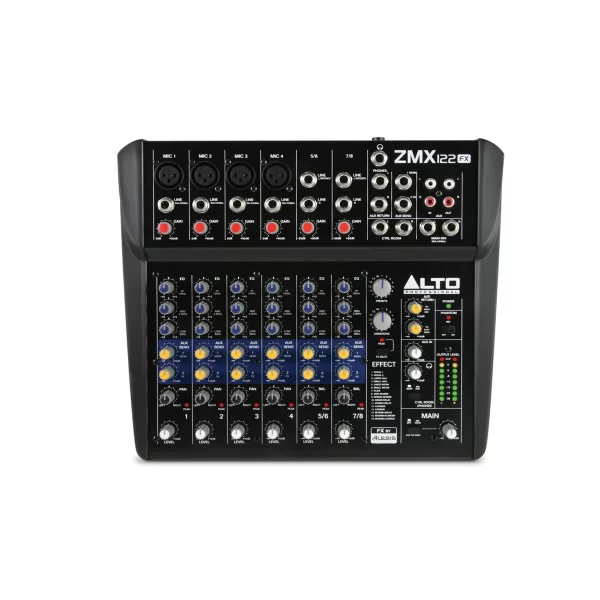 ALTO ZMX122FX Deck Mixer 6 Kanal 12 İnput, 3 Band Eq+48V