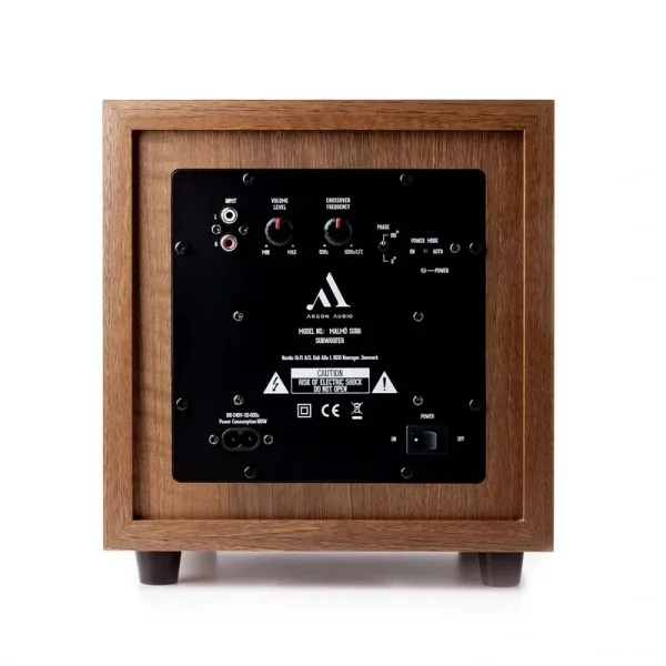 Argon Audio Malmö Sub6 Subwoofer (Ceviz)
