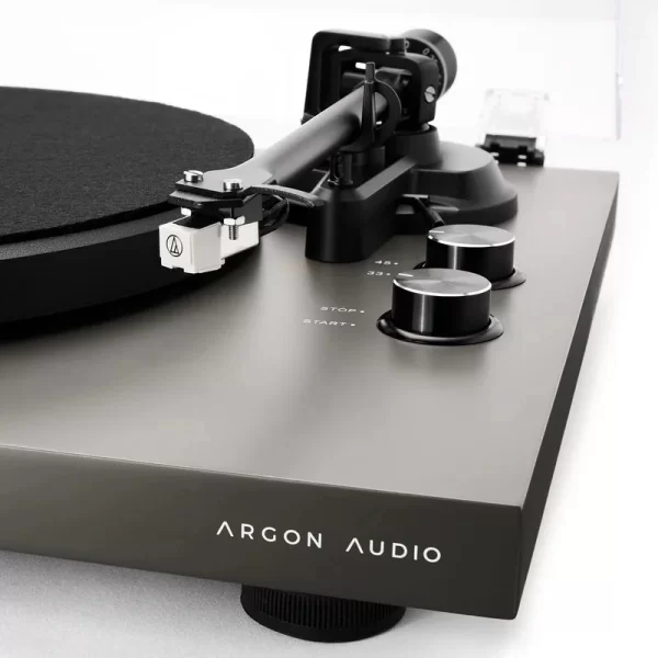 Argon Audio TT MK2 Dahili Preamfili Pikap - AT3600L iğne (Earth Gray)
