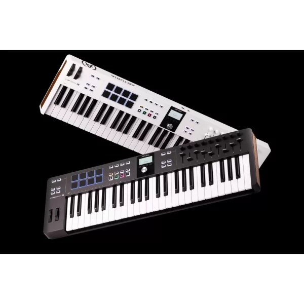 Arturia KeyLab Essential 49 mk3 - Alpine White 3.Nesil Akıllı MIDI Kontrolcü (49 Tuş) - Sınırlı Üretim Full Beyaz Tasarım