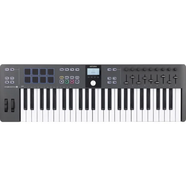 Arturia KeyLab Essential 49 mk3 - Alpine White 3.Nesil Akıllı MIDI Kontrolcü (49 Tuş) - Sınırlı Üretim Full Beyaz Tasarım