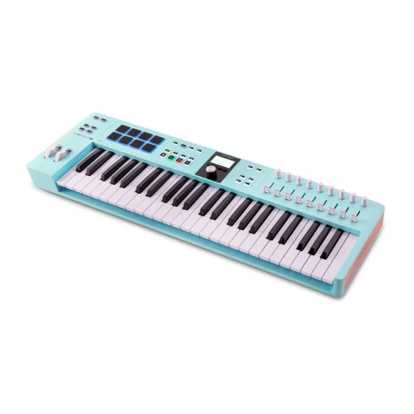 Arturia KeyLab Essential 49 mk3 (Sınırlı Sayıda Özel Üretim) 3.Nesil Akıllı MIDI Kontrolcü (49 Tuş) - Aqua / Rose Quartz