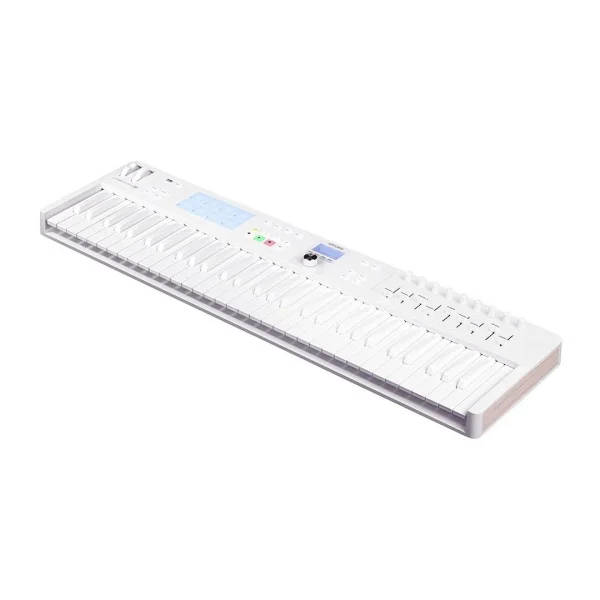 Arturia KeyLab Essential 61 mk3 - Alpine White 3.Nesil Akıllı MIDI Kontrolcü (61 Tuş) - Sınırlı Üretim Full Beyaz Tasarım