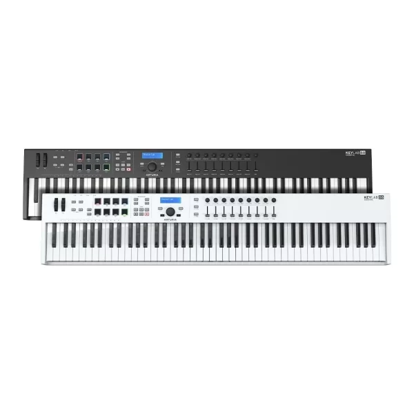 Arturia KeyLab Essential 88 MK3 88-tuş yarı-ağır tuşe keyboard/ MIDI ve Modular kontrolcü, Soft Synth