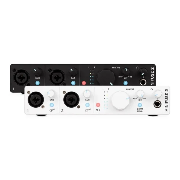 Arturia MiniFuse 2 2-Giriş / 2-Çıkış, 24-bit 192 kHz, MIDI, USB-C taşınabilir ses kartı