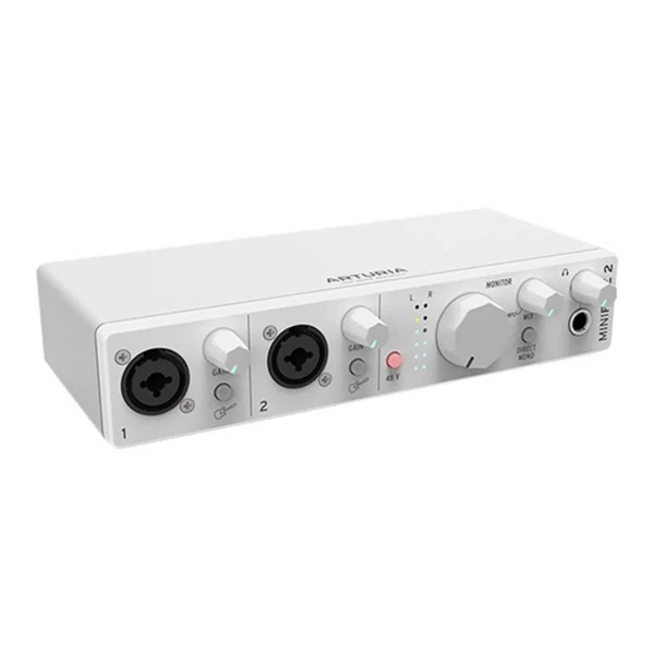 Arturia MiniFuse 2 2-Giriş / 2-Çıkış, 24-bit 192 kHz, MIDI, USB-C taşınabilir ses kartı