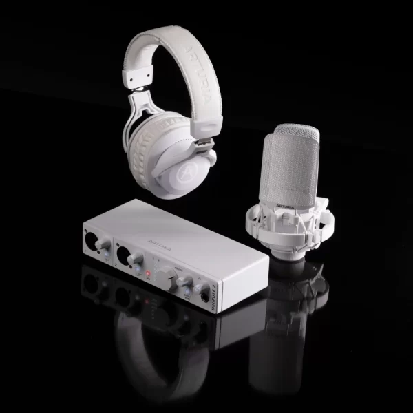 Arturia MiniFuse Recording Pack MiniFuse 2, CM1 cardioid mikrofon ve EF1 Kulaklıktan oluşan kayıt seti