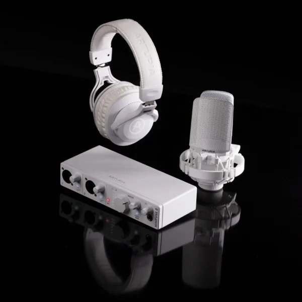 Arturia MiniFuse Recording Pack MiniFuse 2, CM1 cardioid mikrofon ve EF1 Kulaklıktan oluşan kayıt seti