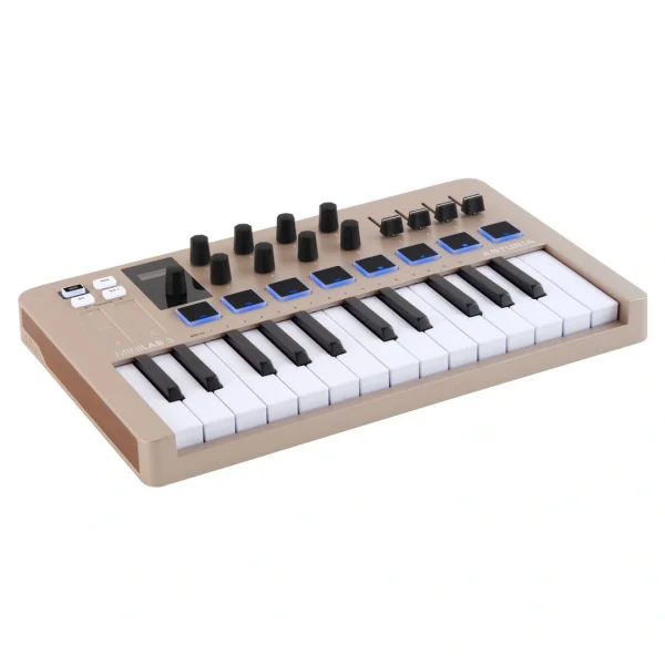 Arturia MiniLab 3 Champagne USB MIDI Controller Limited Edition