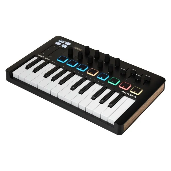 Arturia MiniLab 3 Yeni nesil 25-tuş, zengin içerikli MIDI konrolcü
