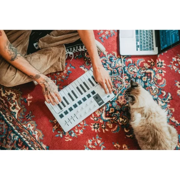 Arturia MiniLab 3 Deep Black Sınırlı Sayıda Özel Üretim, Yeni nesil 25-tuş, zengin içerikli MIDI kontrolcü