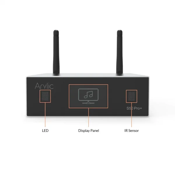 ARYLIC S50 Pro+ Kablosuz Airplay – Spotify Connect Streamer / Preamfi