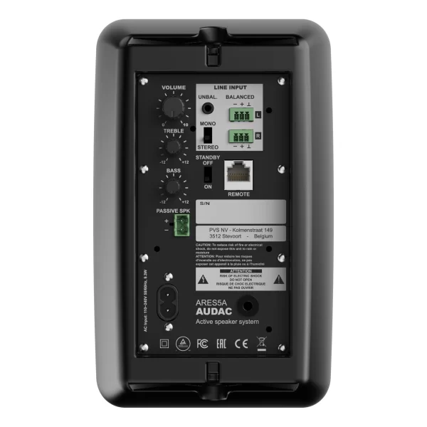 Audac ARES5A/B 2-yollu Stereo active Hoparlör system - 2 x 40W 