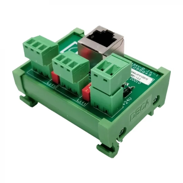 Audac ARJ12P Junction box - RJ45 to 2 x 3-pin terminal block
