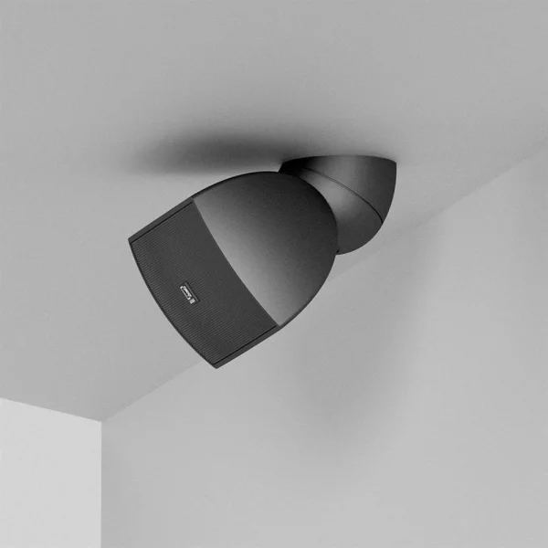Audac ATEO2D/B 2 Wall Speaker with CleverMount, 16-ohm Black/White