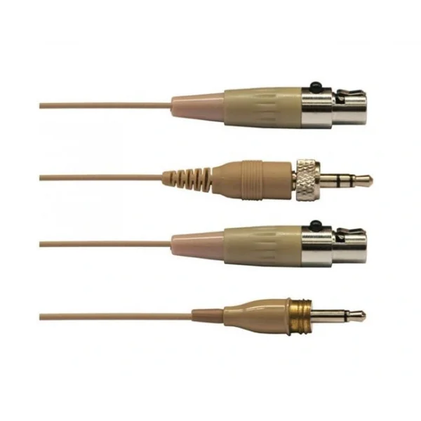 Audac CMX726/S Headset condenser omni-directional microphone Beige, Tips compatible with all microphone brands