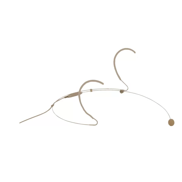 Audac CMX726/S Headset condenser omni-directional microphone Beige, Tips compatible with all microphone brands