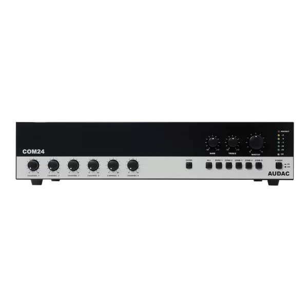 Audac COM24MK2 Mixer-Amplifer 240W/100V, 5-zone