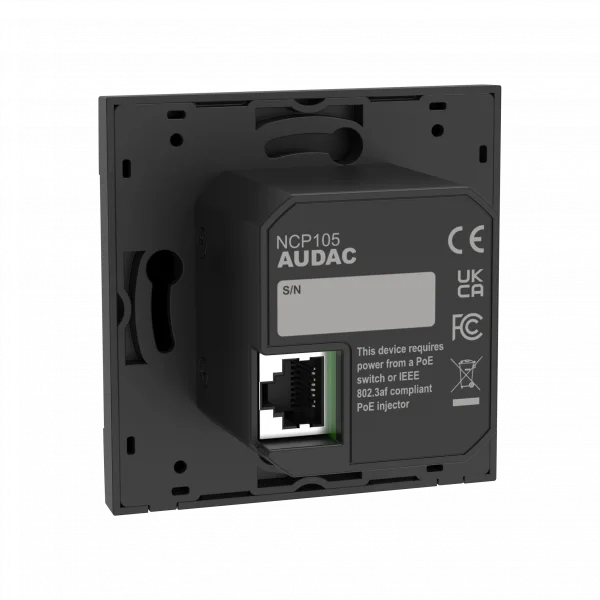 Audac NCP105 Universal Network/PoE Duvar Paneli Kontrolcüsü
