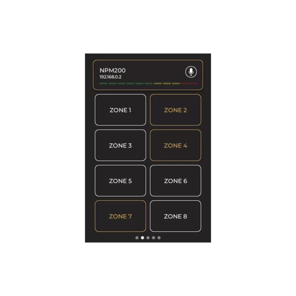 Audac NPM200 Dante™/AES67 paging console