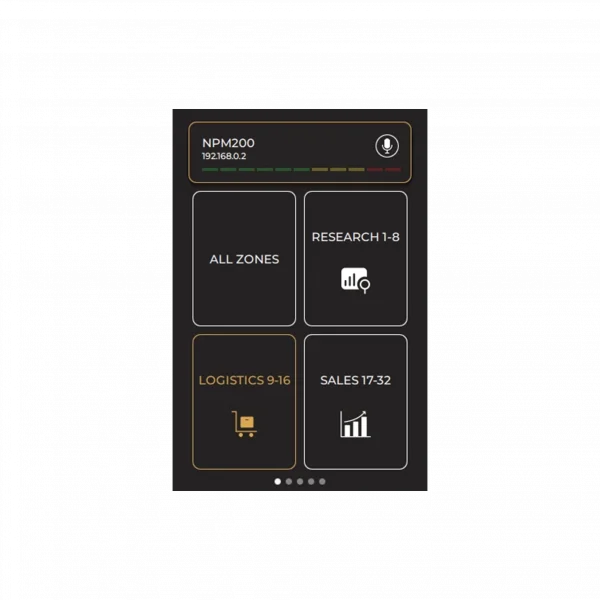 Audac NPM200 Dante™/AES67 paging console