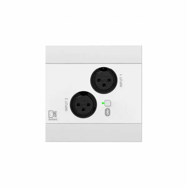 Audac NWP220 Network input panel - 2 x XLR + BT (4 CH) 