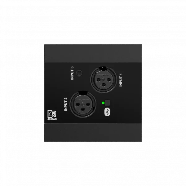 Audac NWP320 Network input panel - 2 x XLR + 3,5 mm jack + BT (4 CH)