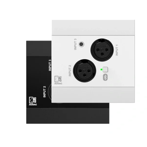 Audac NWP320 Network input panel - 2 x XLR + 3,5 mm jack + BT (4 CH)