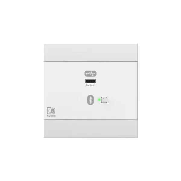 Audac NWP400 Network input panel - USB Type-C + BT (4 CH) 