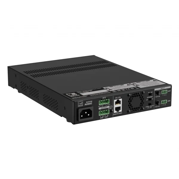 Audac SCP230 Compact Power Amplifier 2x300W/4-ohm 600W/100V