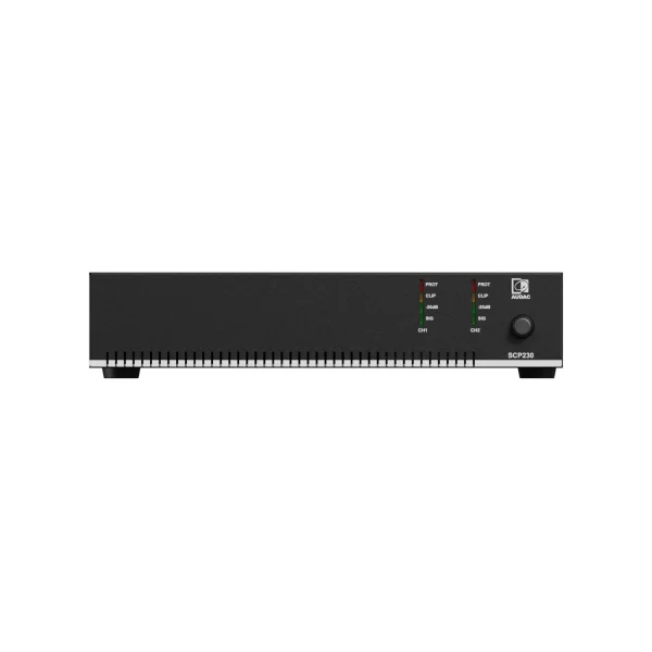 Audac SCP230 Compact Power Amplifier 2x300W/4-ohm 600W/100V