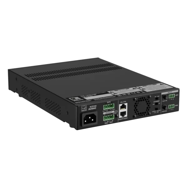 Audac SCP250 Compact Power Amplifier 2x500W/4-ohm 1000W/100V