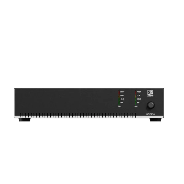 Audac SCP250 Compact Power Amplifier 2x500W/4-ohm 1000W/100V