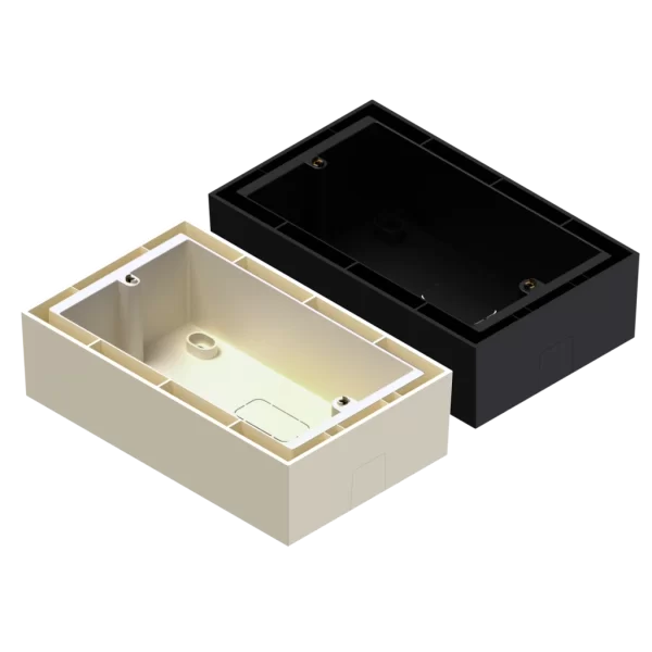 Audac WB50/B Wall box for DW5065/WP523/MWX65 Surface mount box for Audac wallpanel -black