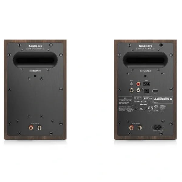 Audio Pro A28 Walnut Aktif Raf Tipi Multiroom Akıllı Ev Hoparlörü(Çift)