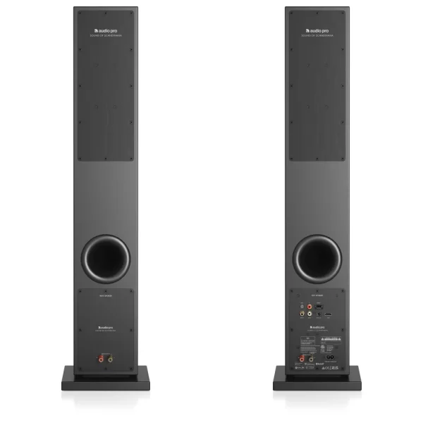 Audio Pro A38 Siyah Aktif Kule Tipi Multiroom Akıllı Ev Hoparlör Seti(Çift)