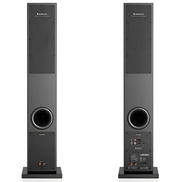 Audio Pro A38+SW-5 Siyah 2+1 Aktif Multiroom Akıllı Ev Hoparlörü Seti