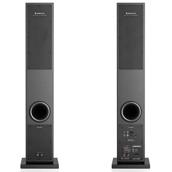 Audio Pro A38+SW-5 Siyah 2+1 Aktif Multiroom Akıllı Ev Hoparlörü Seti
