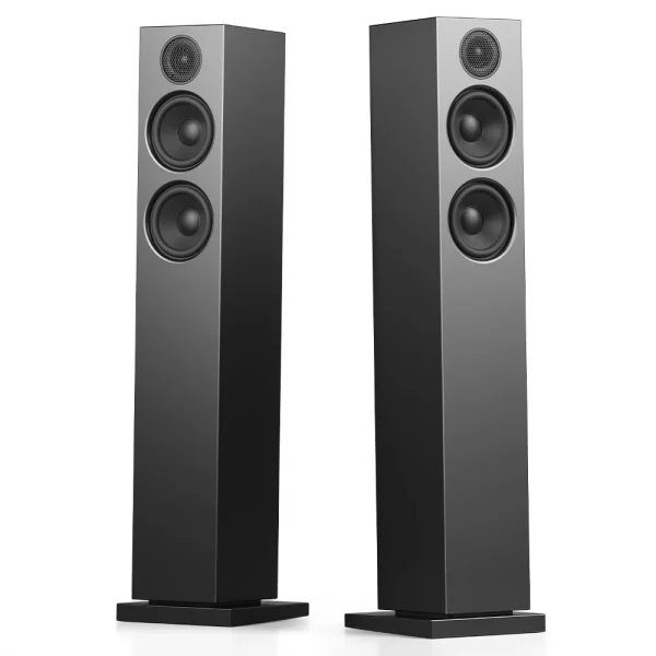 Audio Pro A38 W Siyah Kule Tipi Multiroom Akıllı Ev Hoparlörü(Çift)