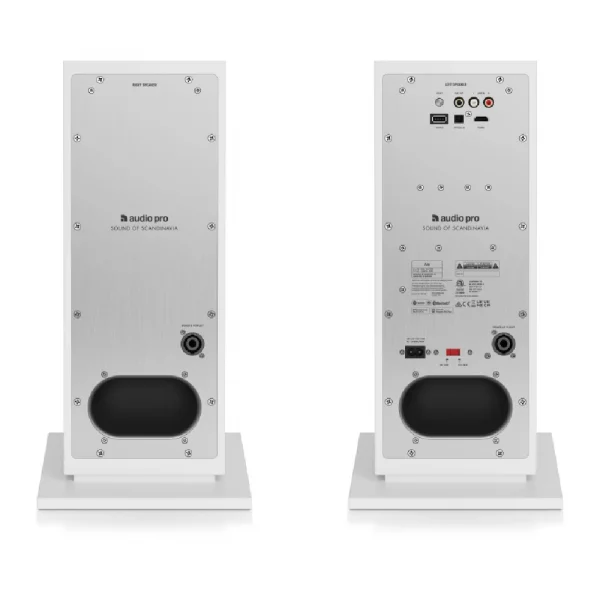 Audio Pro A48 Beyaz Aktif Kule Tipi Akıllı Ev Hoparlör Seti (Çift)